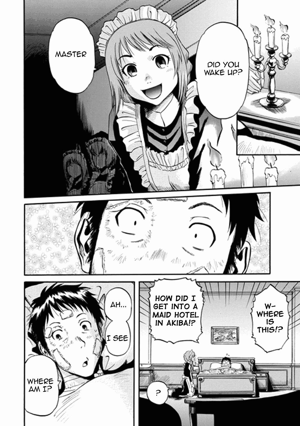 Gate – Jietai Kare No Chi Nite, Kaku Tatakeri Chapter 14 - Page 7 in English