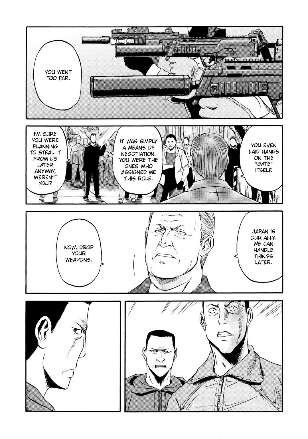 Gate – Jietai Kare No Chi Nite, Kaku Tatakeri Chapter 140 - Page 28 in English