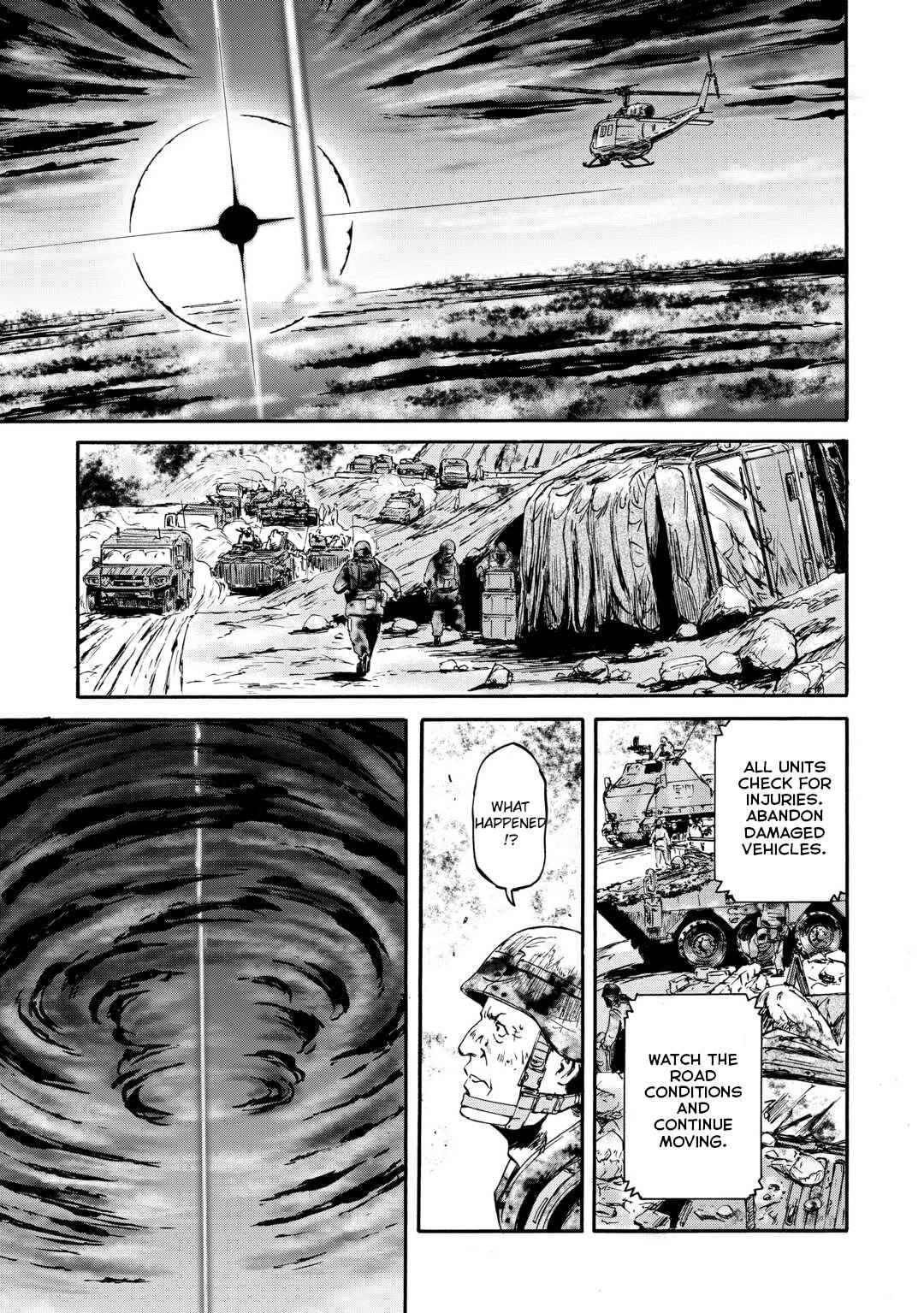 Gate – Jietai Kare No Chi Nite, Kaku Tatakeri Chapter 141 - Page 33 in English