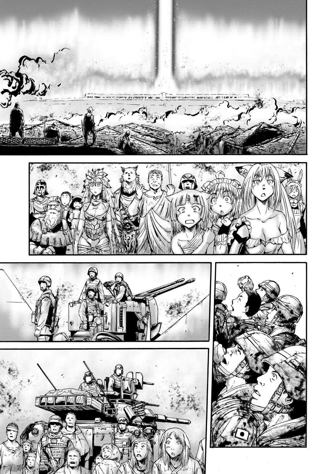 Gate – Jietai Kare No Chi Nite, Kaku Tatakeri Chapter 141 - Page 35 in English