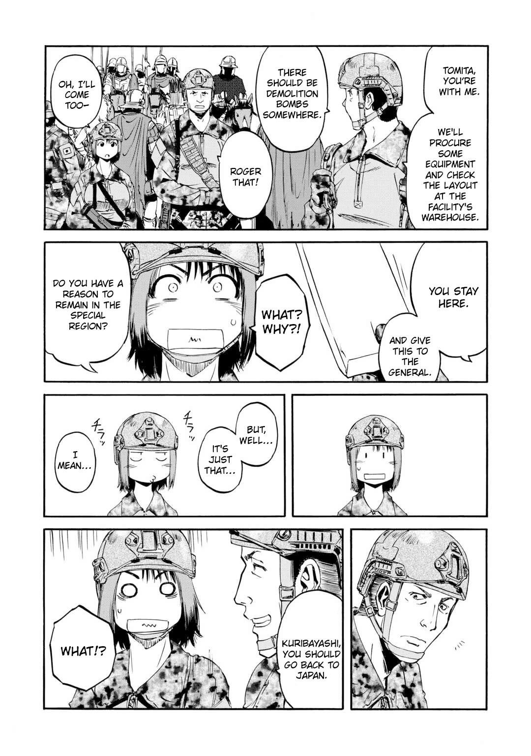 Gate – Jietai Kare No Chi Nite, Kaku Tatakeri Chapter 142 - Page 15 in English