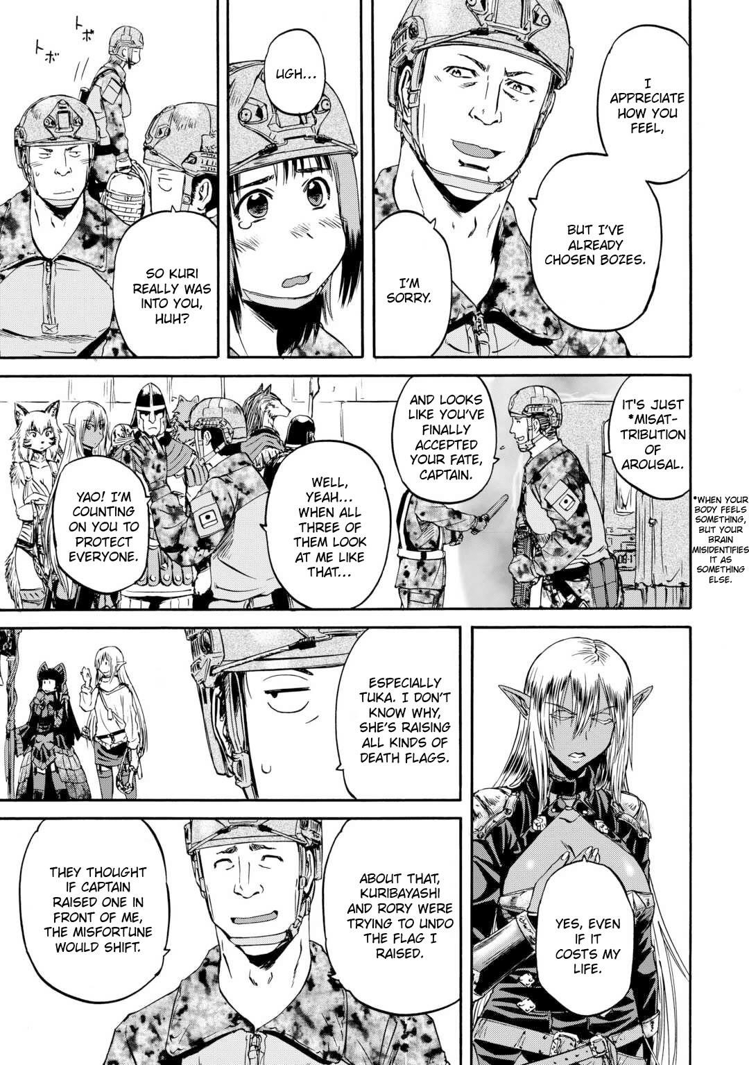 Gate – Jietai Kare No Chi Nite, Kaku Tatakeri Chapter 142 - Page 16 in English