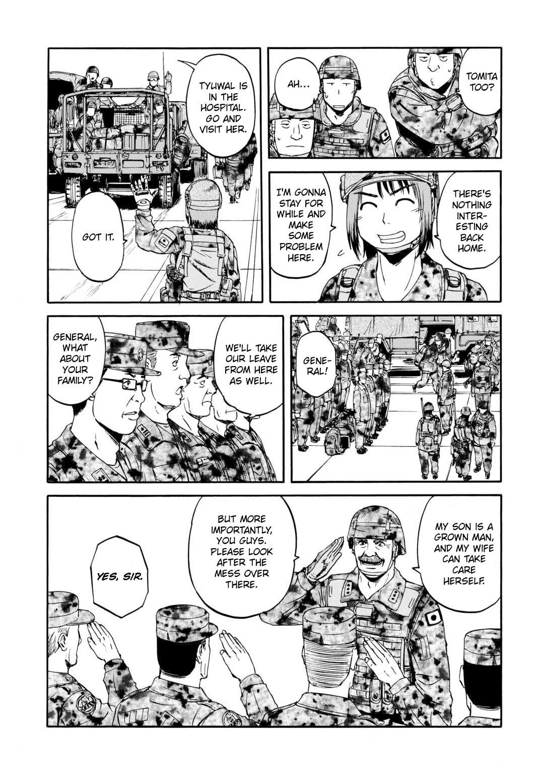 Gate – Jietai Kare No Chi Nite, Kaku Tatakeri Chapter 142 - Page 23 in English