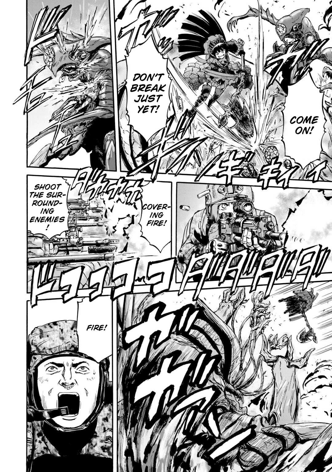 Gate – Jietai Kare No Chi Nite, Kaku Tatakeri Chapter 142 - Page 43 in English