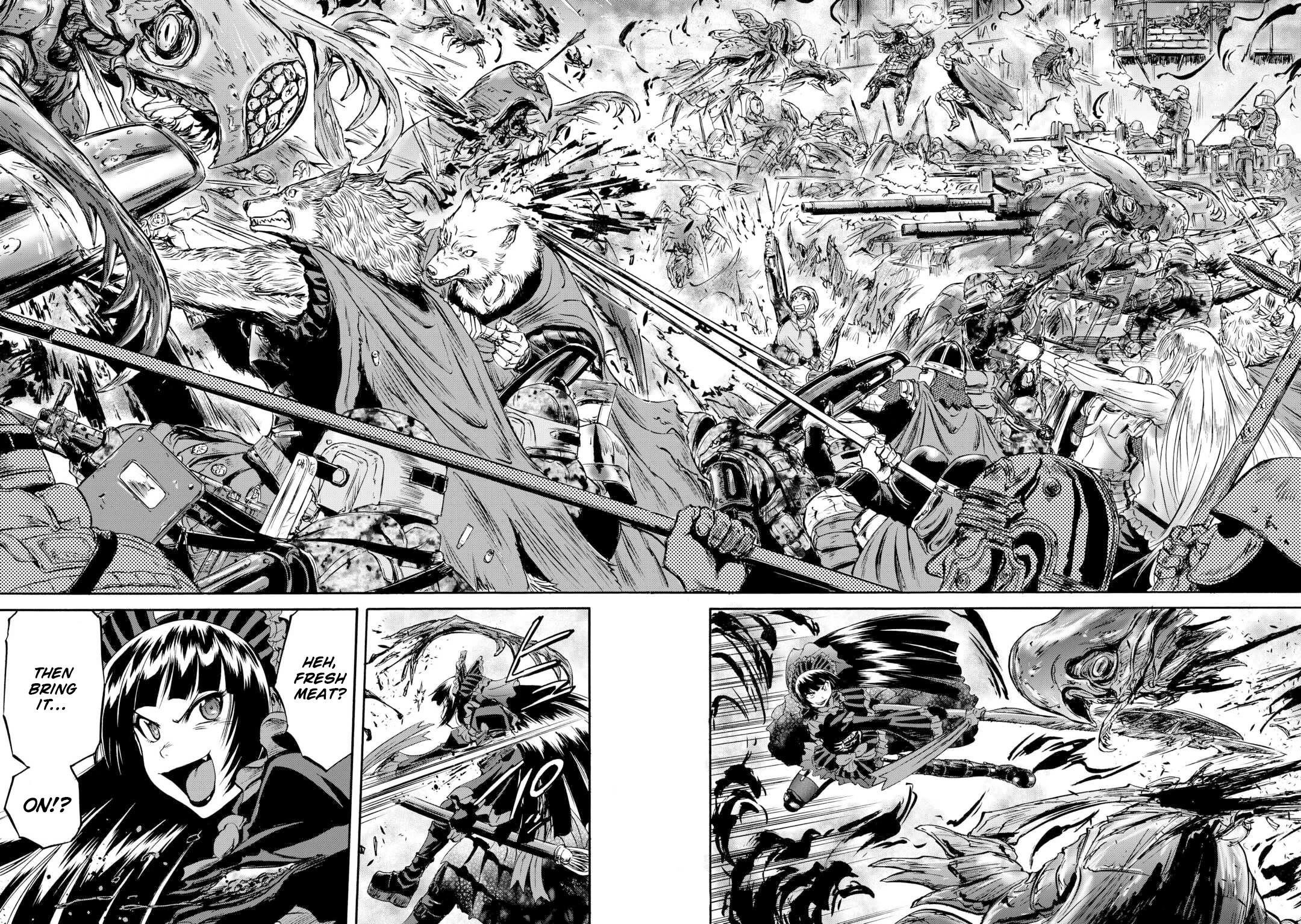 Gate – Jietai Kare No Chi Nite, Kaku Tatakeri Chapter 142 - Page 45 in English