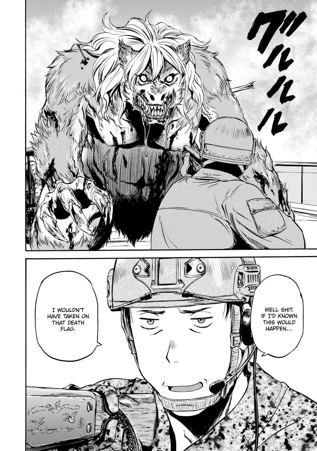 Gate – Jietai Kare No Chi Nite, Kaku Tatakeri Chapter 142 - Page 48 in English