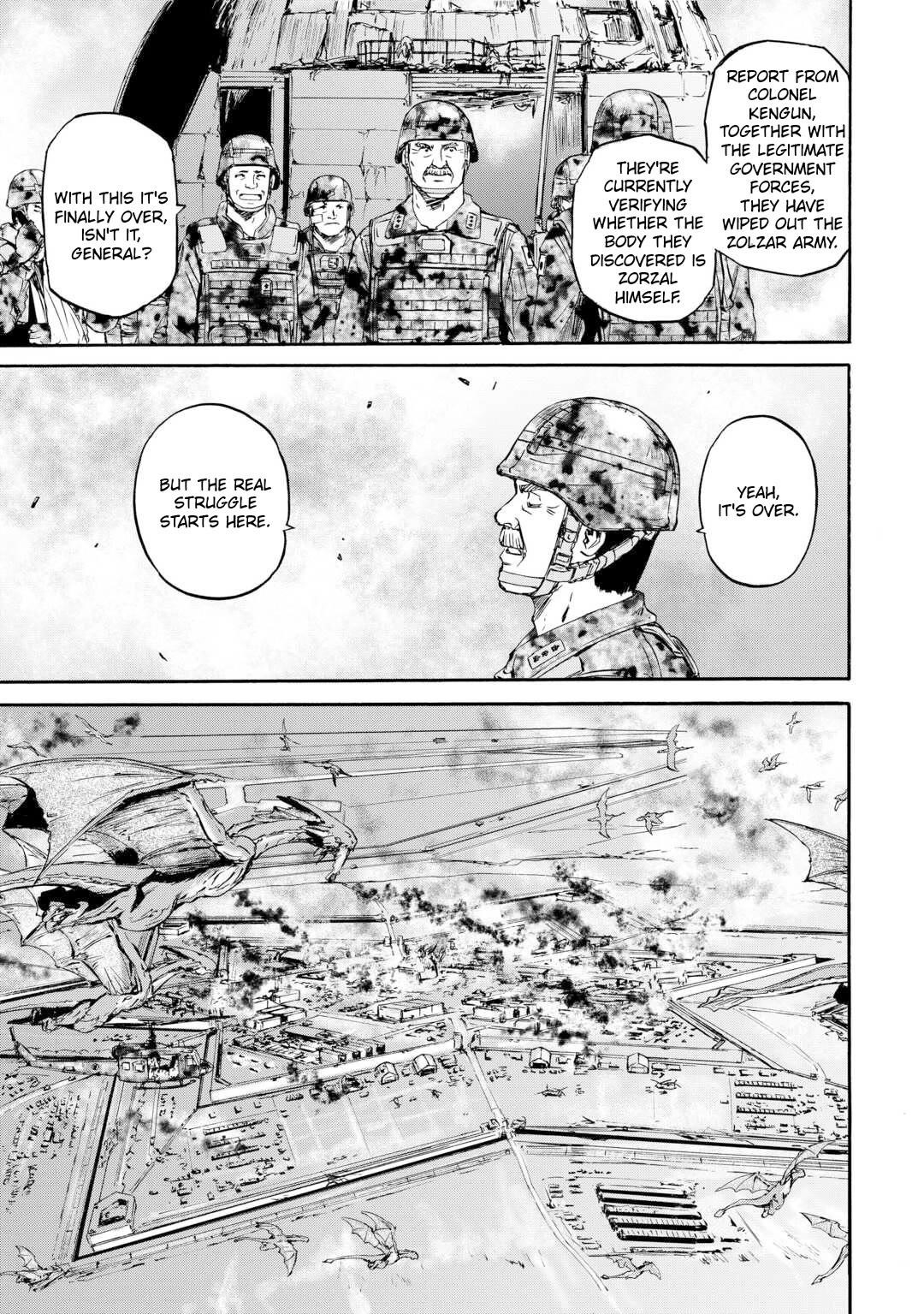 Gate – Jietai Kare No Chi Nite, Kaku Tatakeri Chapter 143.2 - Page 51 in English