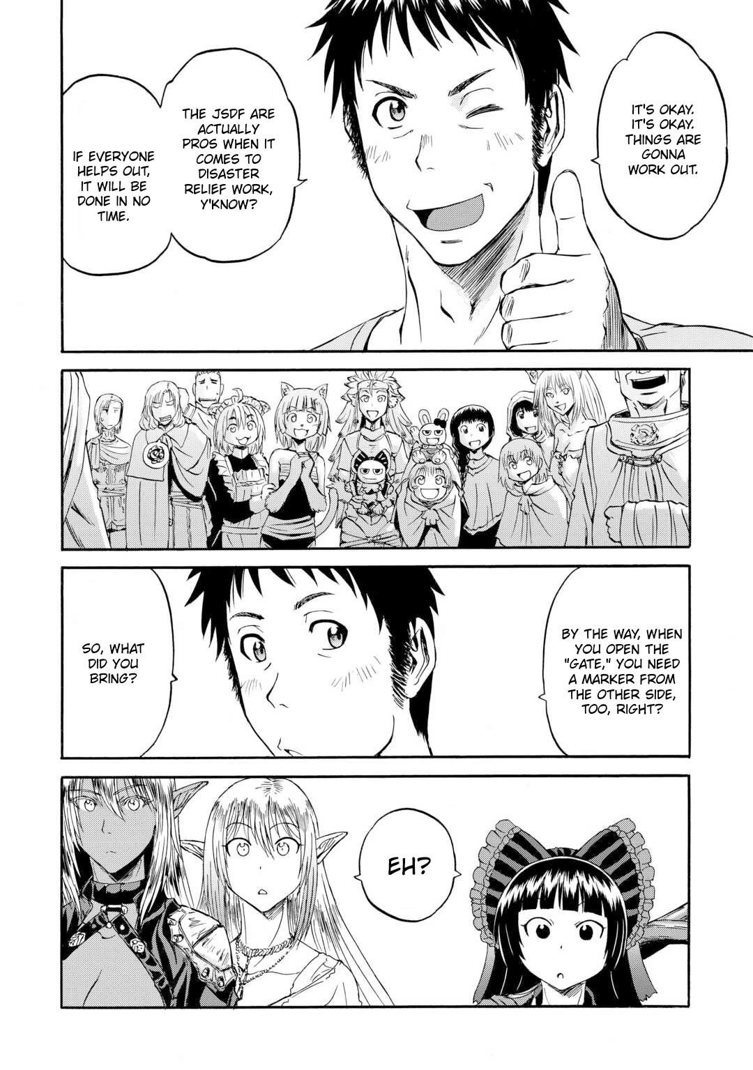 Gate – Jietai Kare No Chi Nite, Kaku Tatakeri Chapter 143.2 - Page 54 in English