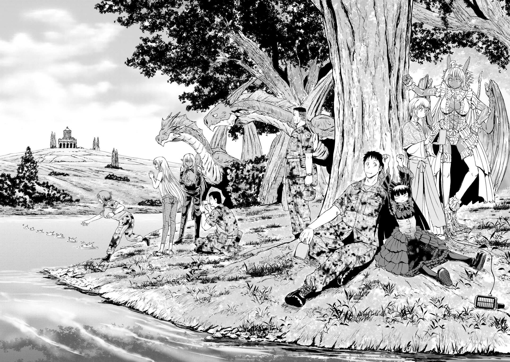 Gate – Jietai Kare No Chi Nite, Kaku Tatakeri Chapter 143.2 - Page 58 in English