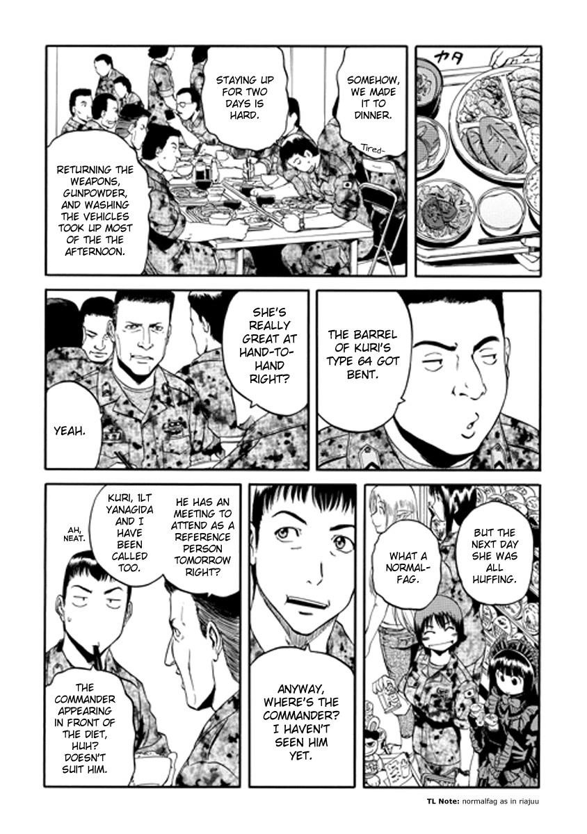 Gate – Jietai Kare No Chi Nite, Kaku Tatakeri Chapter 15 - Page 23 in English