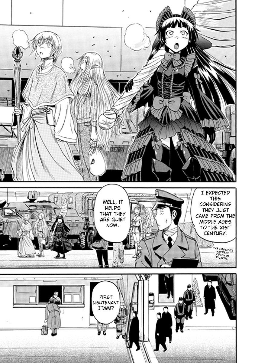Gate – Jietai Kare No Chi Nite, Kaku Tatakeri Chapter 17 - Page 4 in English