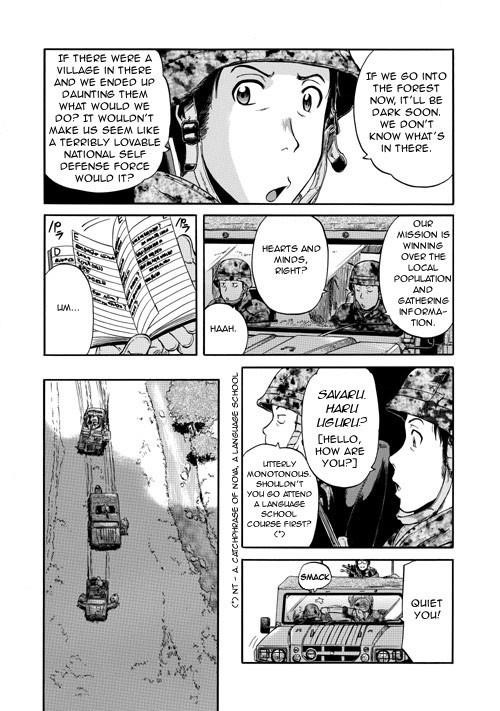 Gate – Jietai Kare No Chi Nite, Kaku Tatakeri Chapter 2 - Page 12 in English
