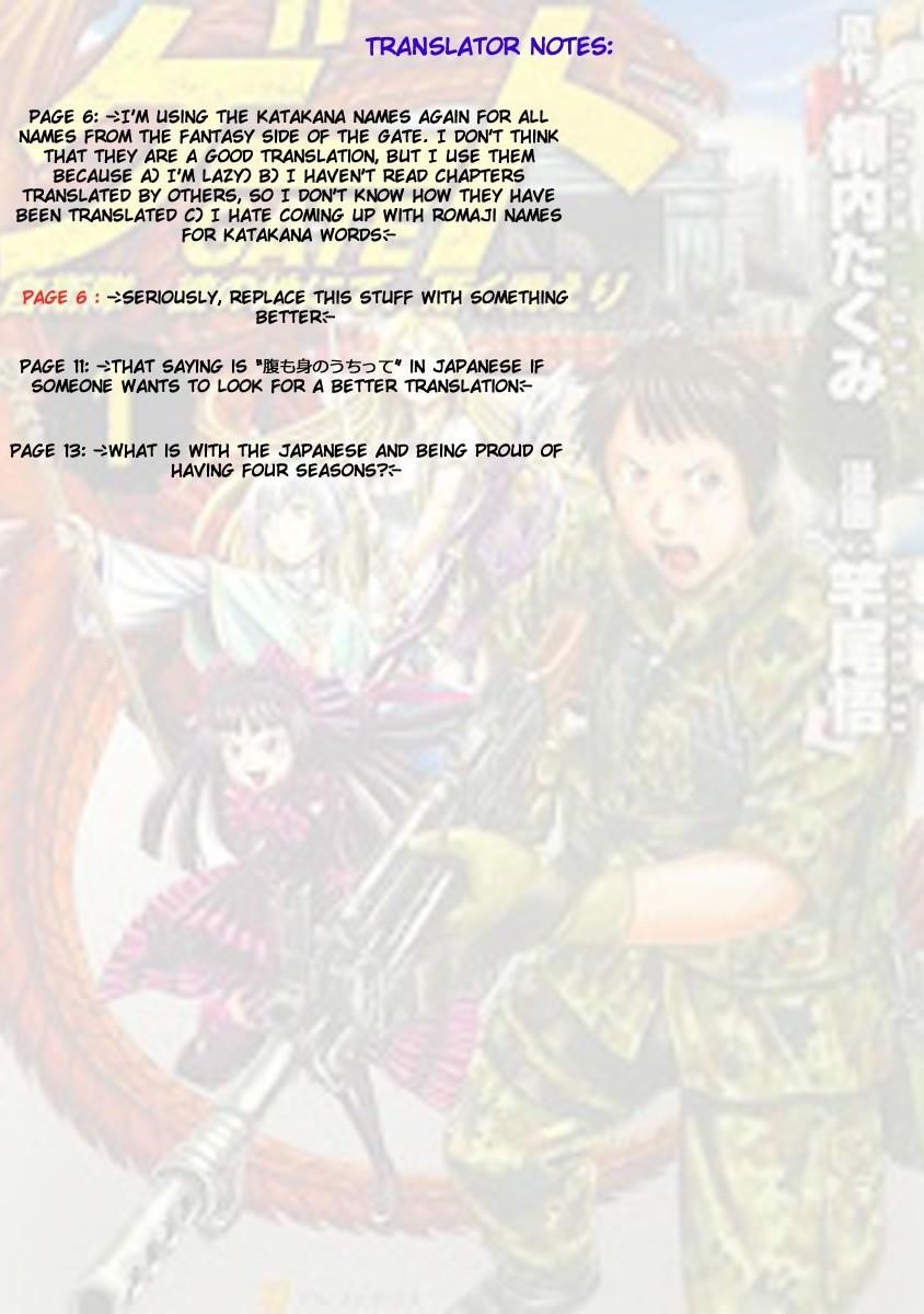 Gate – Jietai Kare No Chi Nite, Kaku Tatakeri Chapter 25 - Page 21 in English