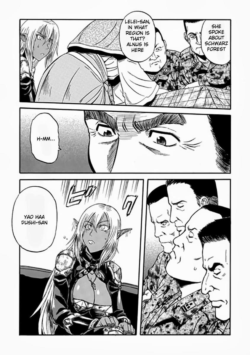 Gate – Jietai Kare No Chi Nite, Kaku Tatakeri Chapter 28 - Page 34 in English