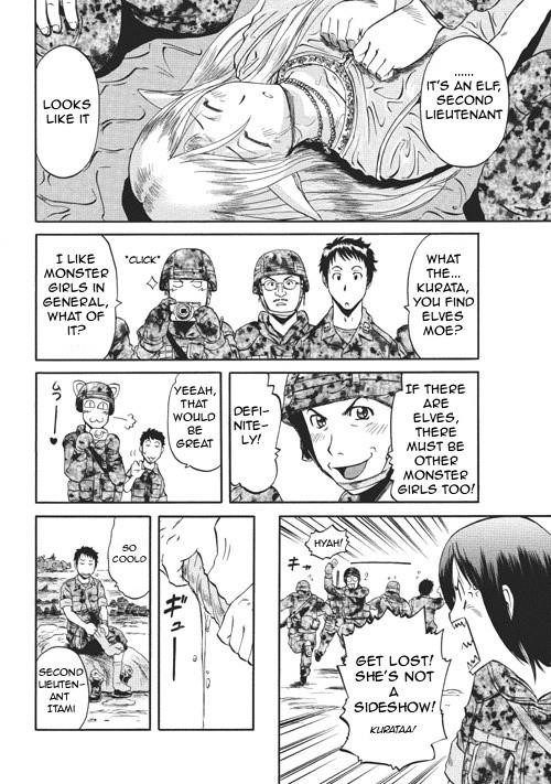 Gate – Jietai Kare No Chi Nite, Kaku Tatakeri Chapter 3 - Page 16 in English