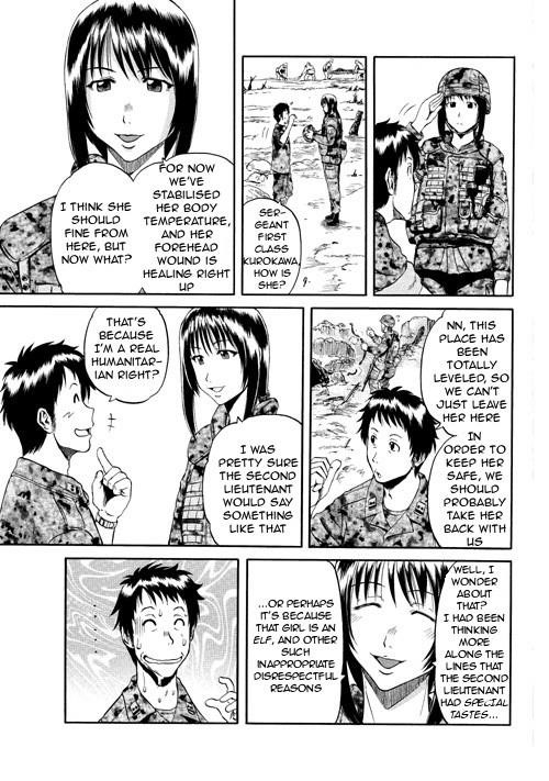 Gate – Jietai Kare No Chi Nite, Kaku Tatakeri Chapter 3 - Page 17 in English