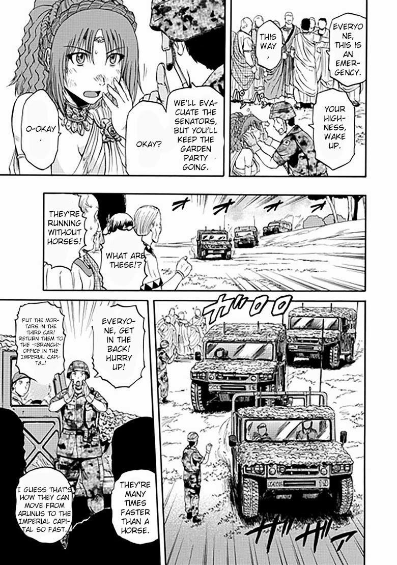 Gate – Jietai Kare No Chi Nite, Kaku Tatakeri Chapter 31 - Page 13 in English