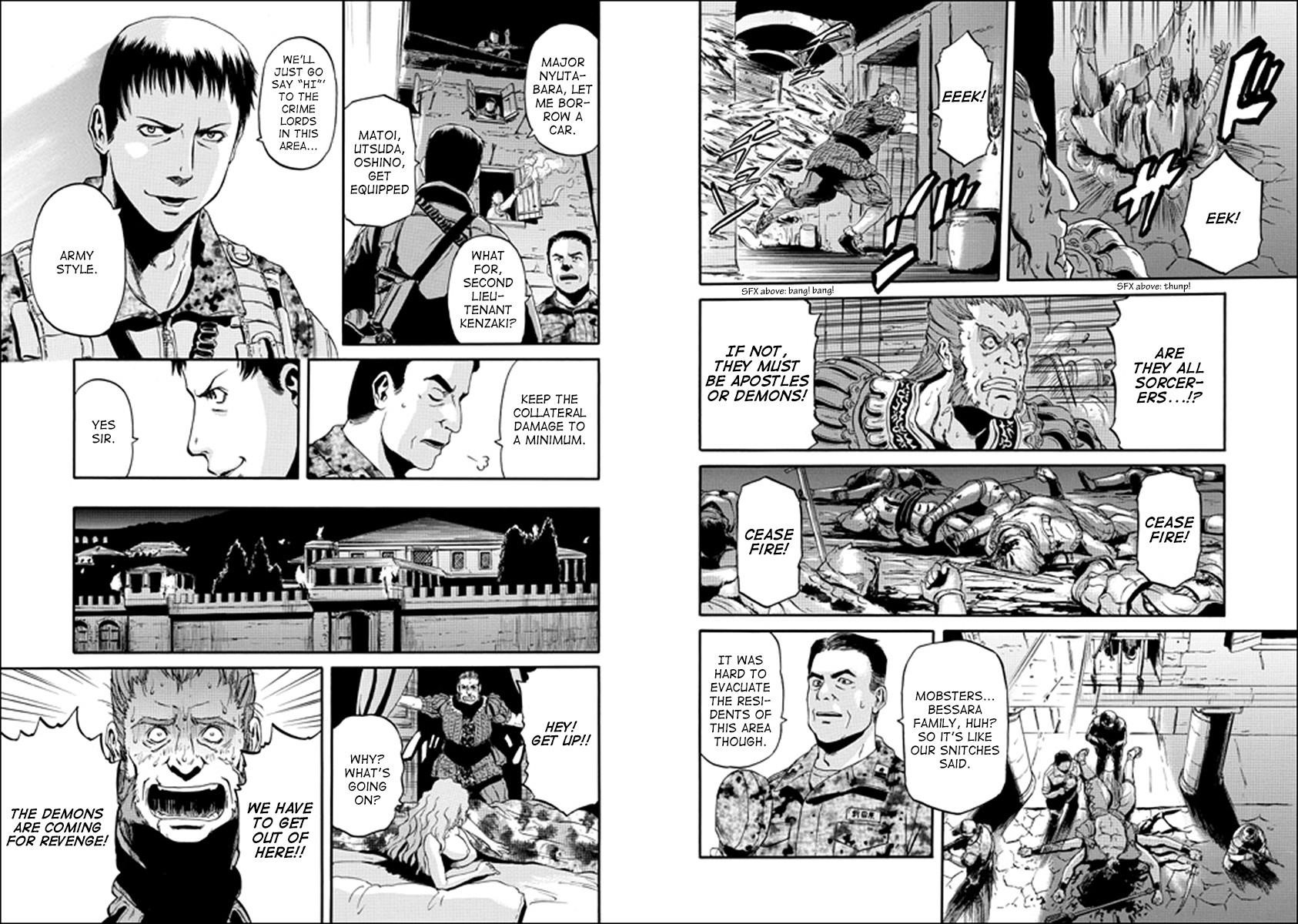 Gate – Jietai Kare No Chi Nite, Kaku Tatakeri Chapter 32 - Page 8 in English