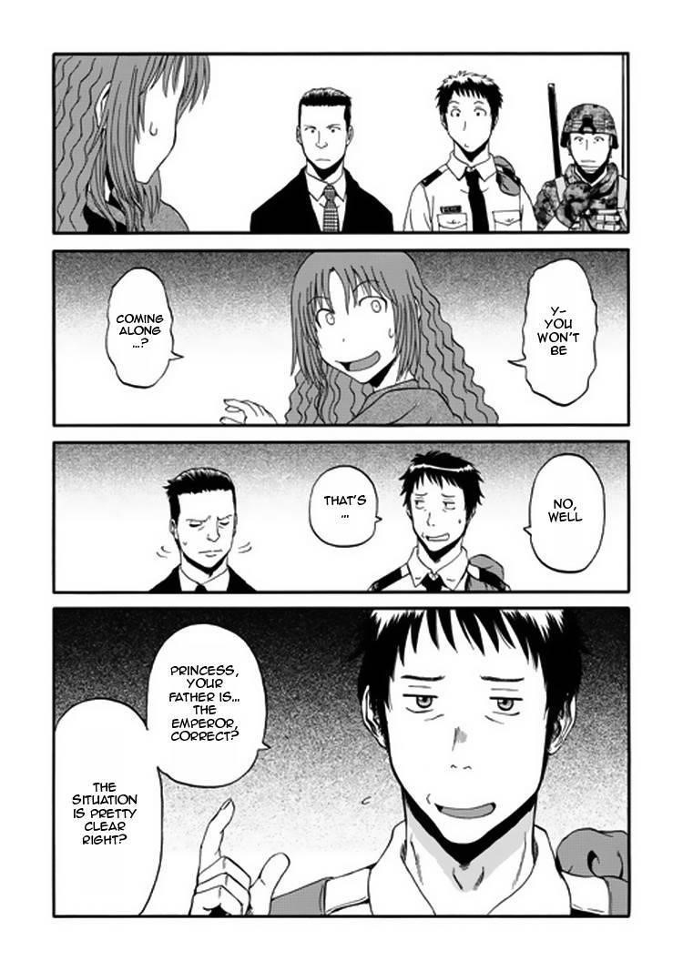 Gate – Jietai Kare No Chi Nite, Kaku Tatakeri Chapter 33 - Page 9 in English