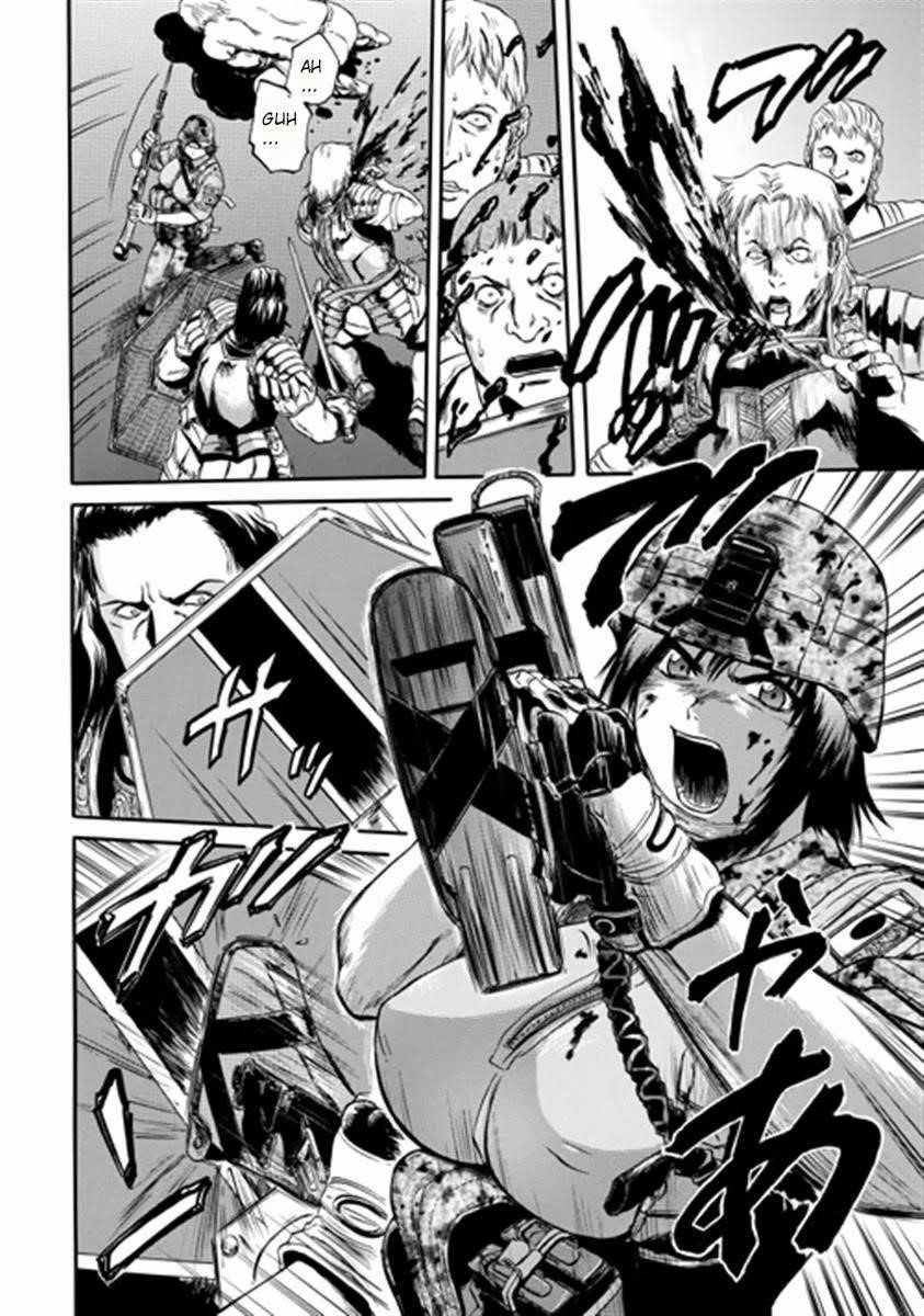 Gate – Jietai Kare No Chi Nite, Kaku Tatakeri Chapter 34 - Page 14 in English