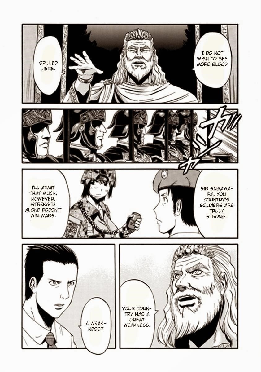 Gate – Jietai Kare No Chi Nite, Kaku Tatakeri Chapter 35 - Page 15 in English