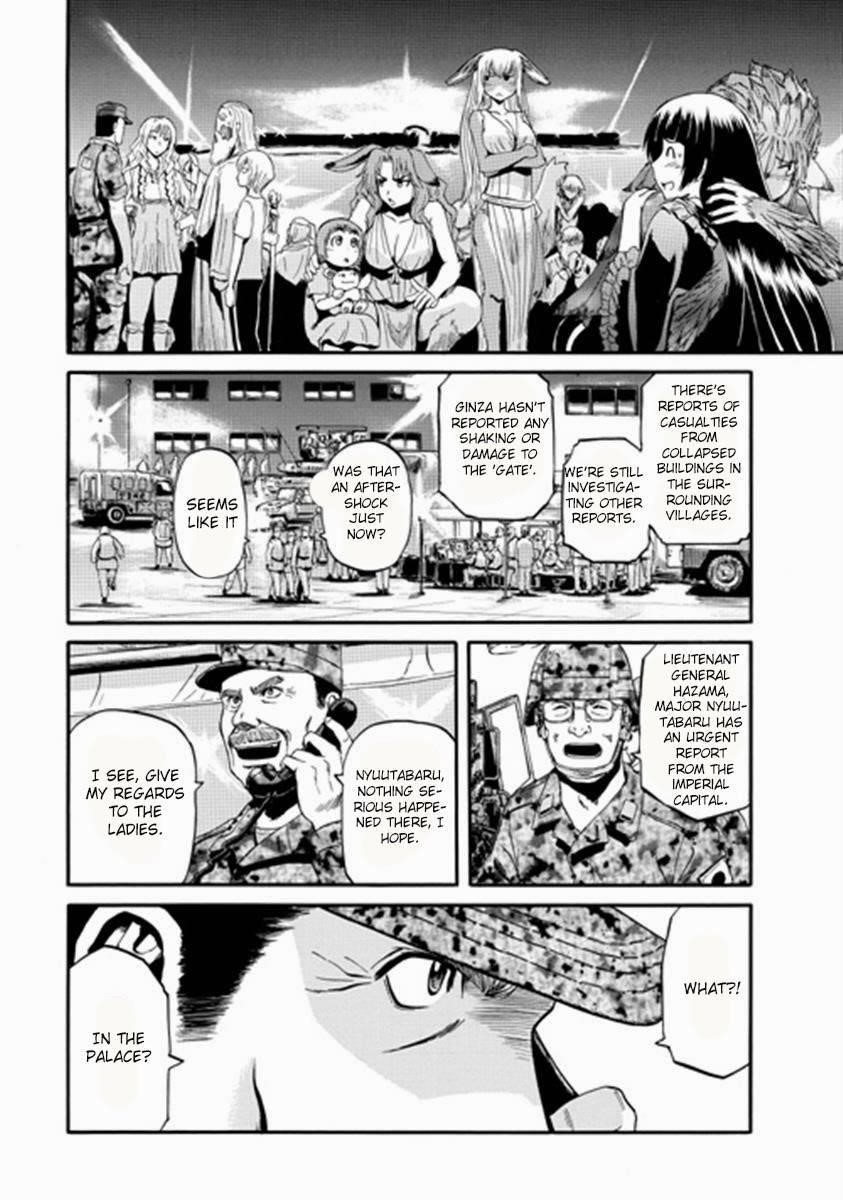 Gate – Jietai Kare No Chi Nite, Kaku Tatakeri Chapter 35 - Page 22 in English