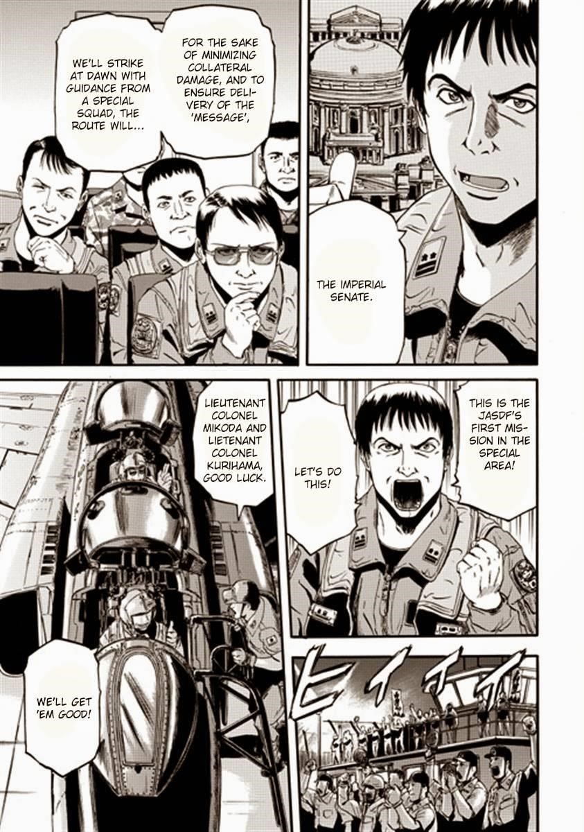 Gate – Jietai Kare No Chi Nite, Kaku Tatakeri Chapter 35 - Page 27 in English