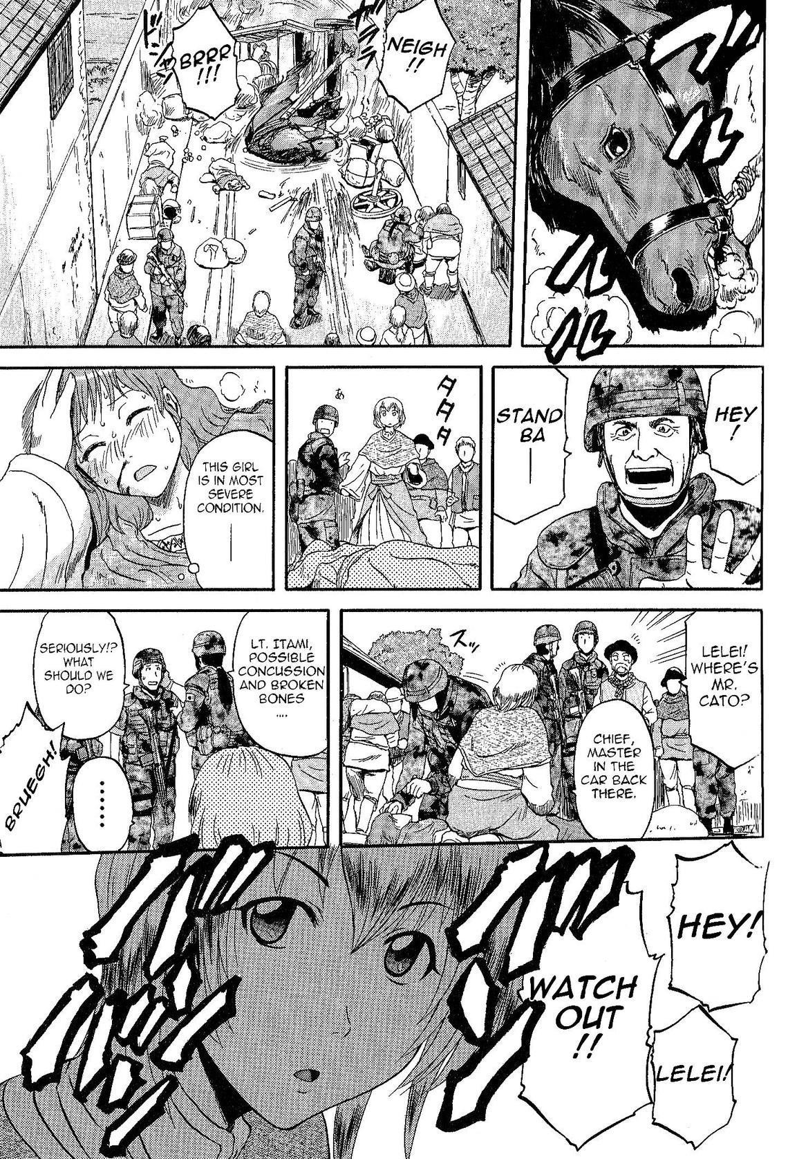 Gate – Jietai Kare No Chi Nite, Kaku Tatakeri Chapter 4 - Page 9 in English