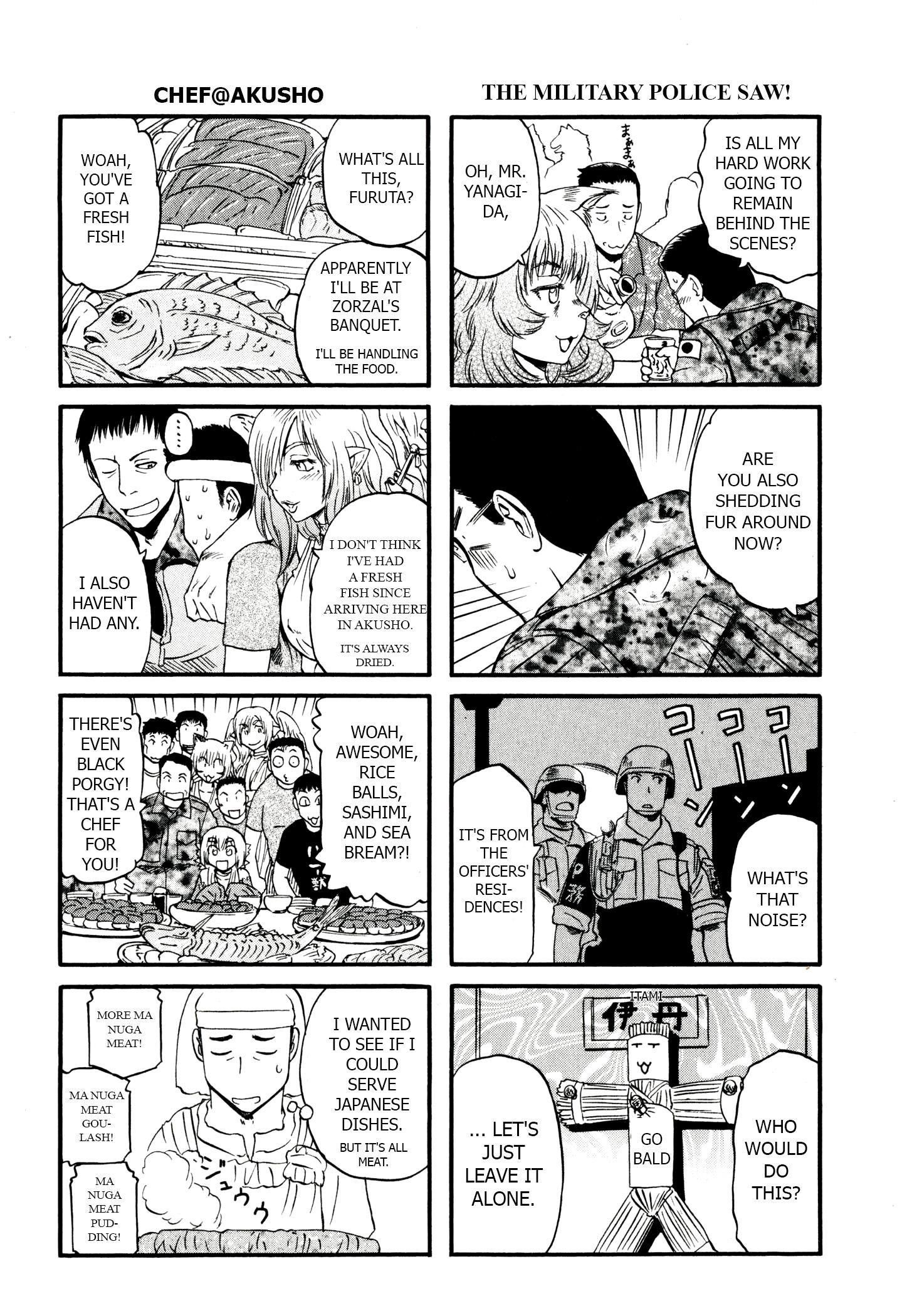 Gate – Jietai Kare No Chi Nite, Kaku Tatakeri Chapter 41.5 - Page 4 in English