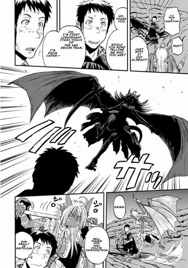 Gate – Jietai Kare No Chi Nite, Kaku Tatakeri Chapter 46 - Page 6 in English