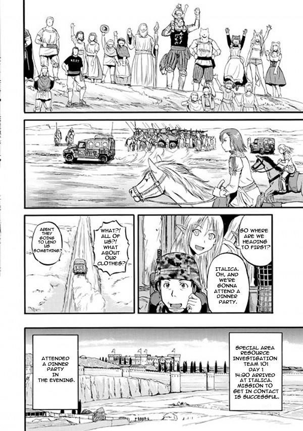 Gate – Jietai Kare No Chi Nite, Kaku Tatakeri Chapter 49 - Page 24 in English
