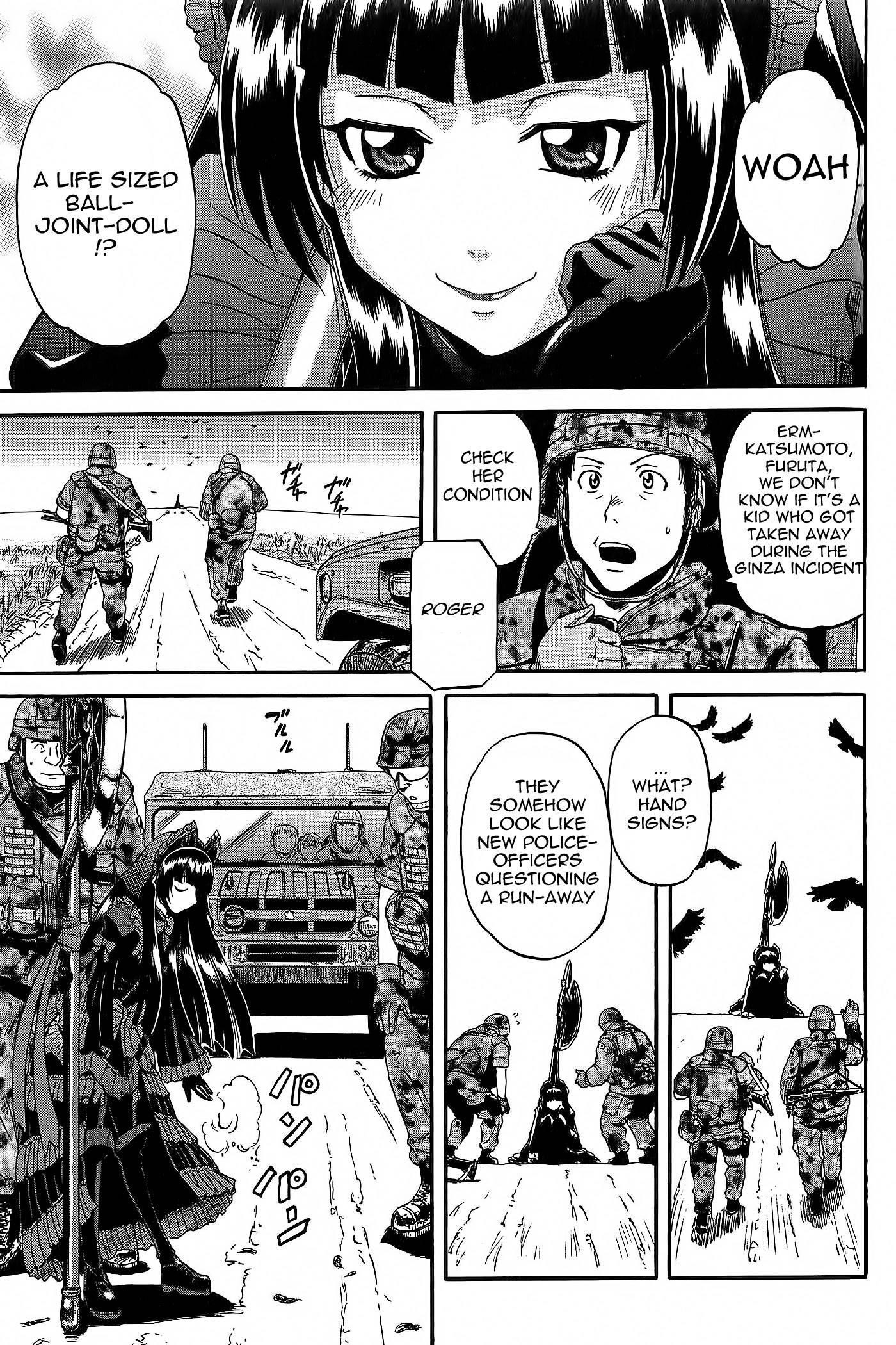 Gate – Jietai Kare No Chi Nite, Kaku Tatakeri Chapter 5 - Page 14 in English