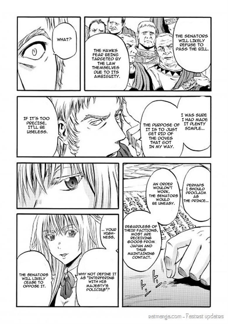 Gate – Jietai Kare No Chi Nite, Kaku Tatakeri Chapter 56 - Page 13 in English