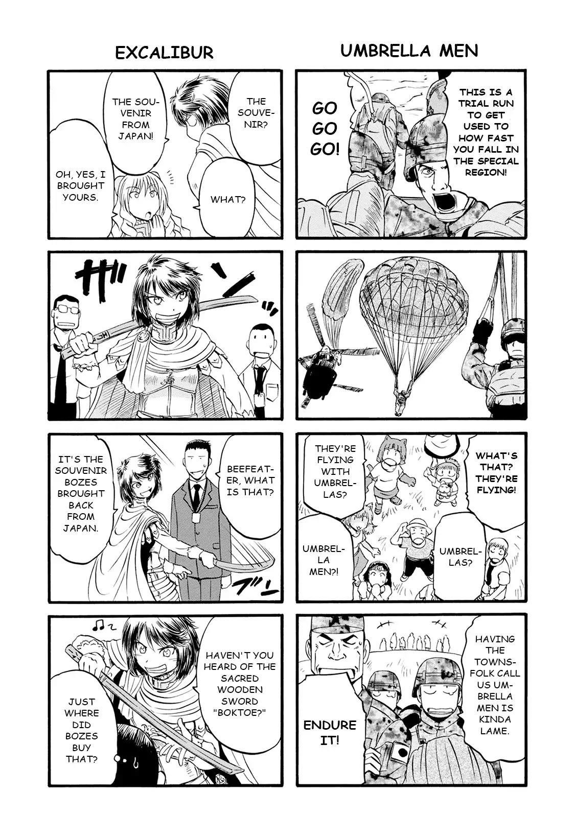 Gate – Jietai Kare No Chi Nite, Kaku Tatakeri Chapter 67.5 - Page 3 in English