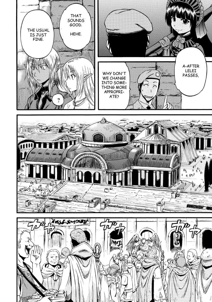 Gate – Jietai Kare No Chi Nite, Kaku Tatakeri Chapter 67 - Page 34 in English