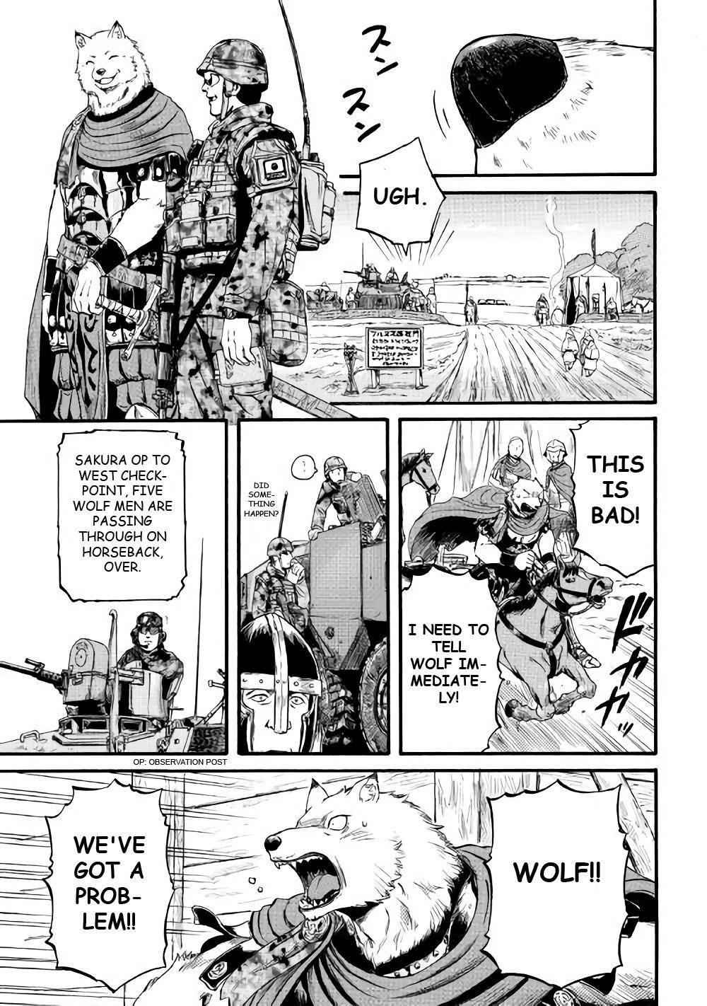 Gate – Jietai Kare No Chi Nite, Kaku Tatakeri Chapter 69.5 - Page 3 in English