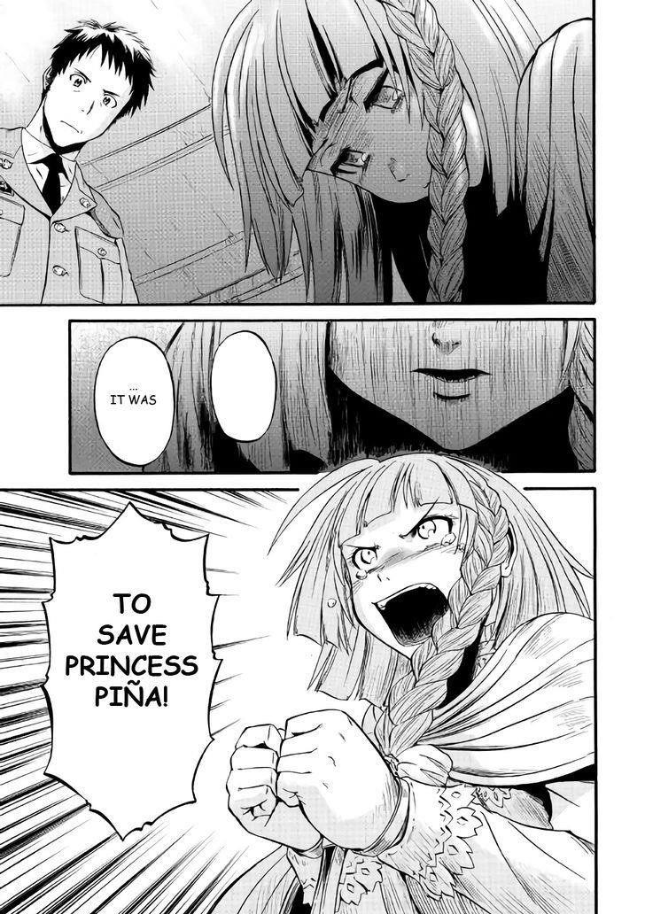 Gate – Jietai Kare No Chi Nite, Kaku Tatakeri Chapter 69 - Page 21 in English