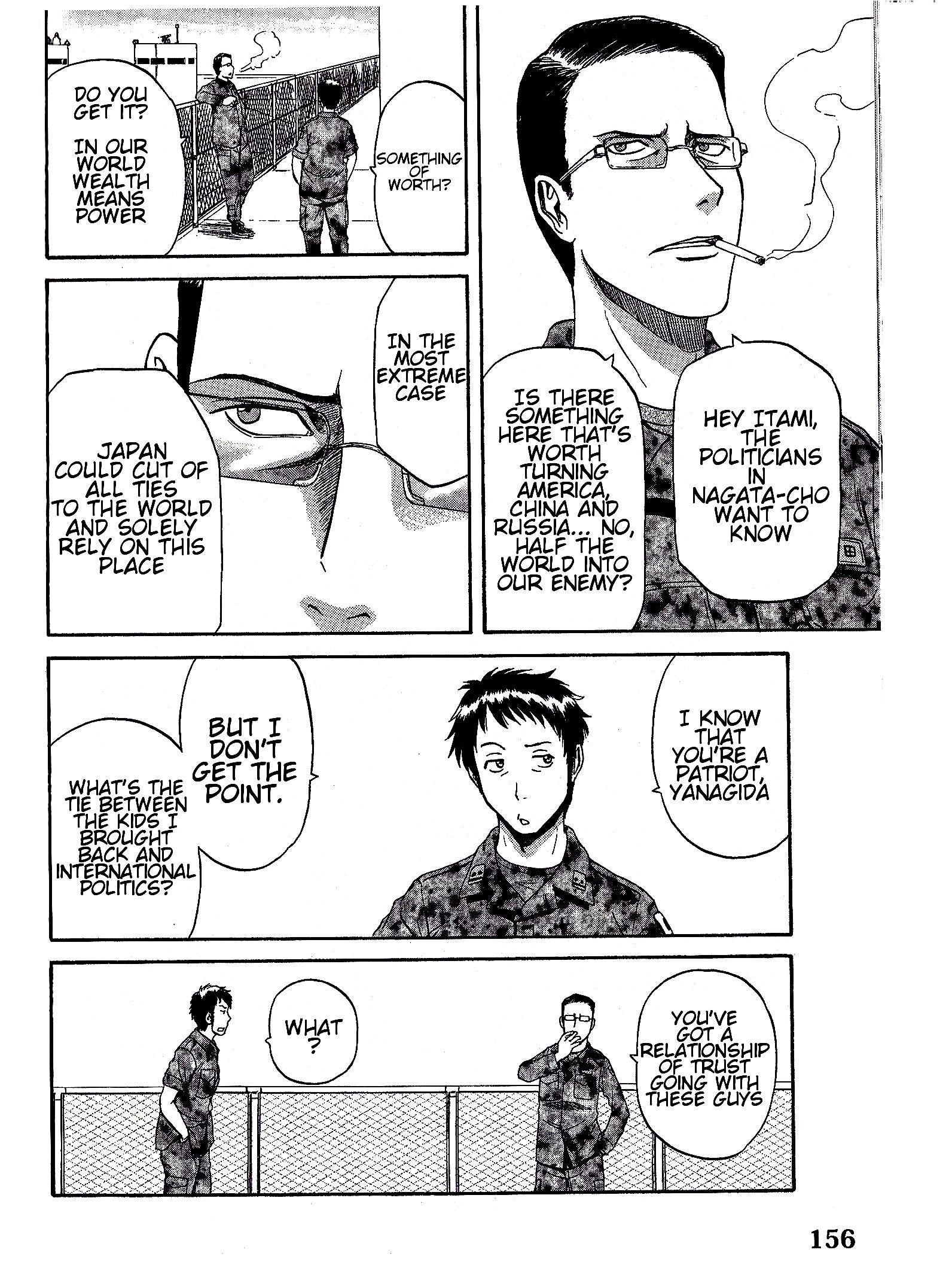 Gate – Jietai Kare No Chi Nite, Kaku Tatakeri Chapter 7 - Page 14 in English