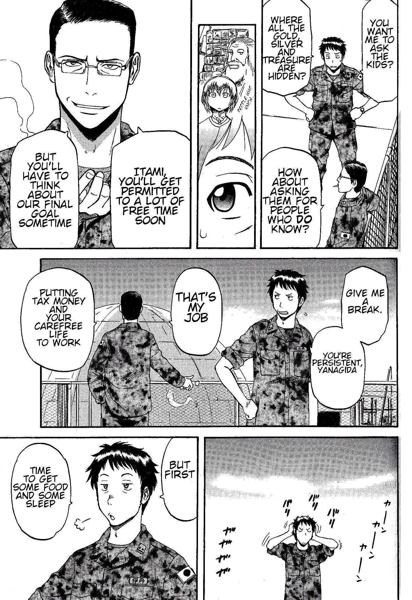 Gate – Jietai Kare No Chi Nite, Kaku Tatakeri Chapter 7 - Page 15 in English