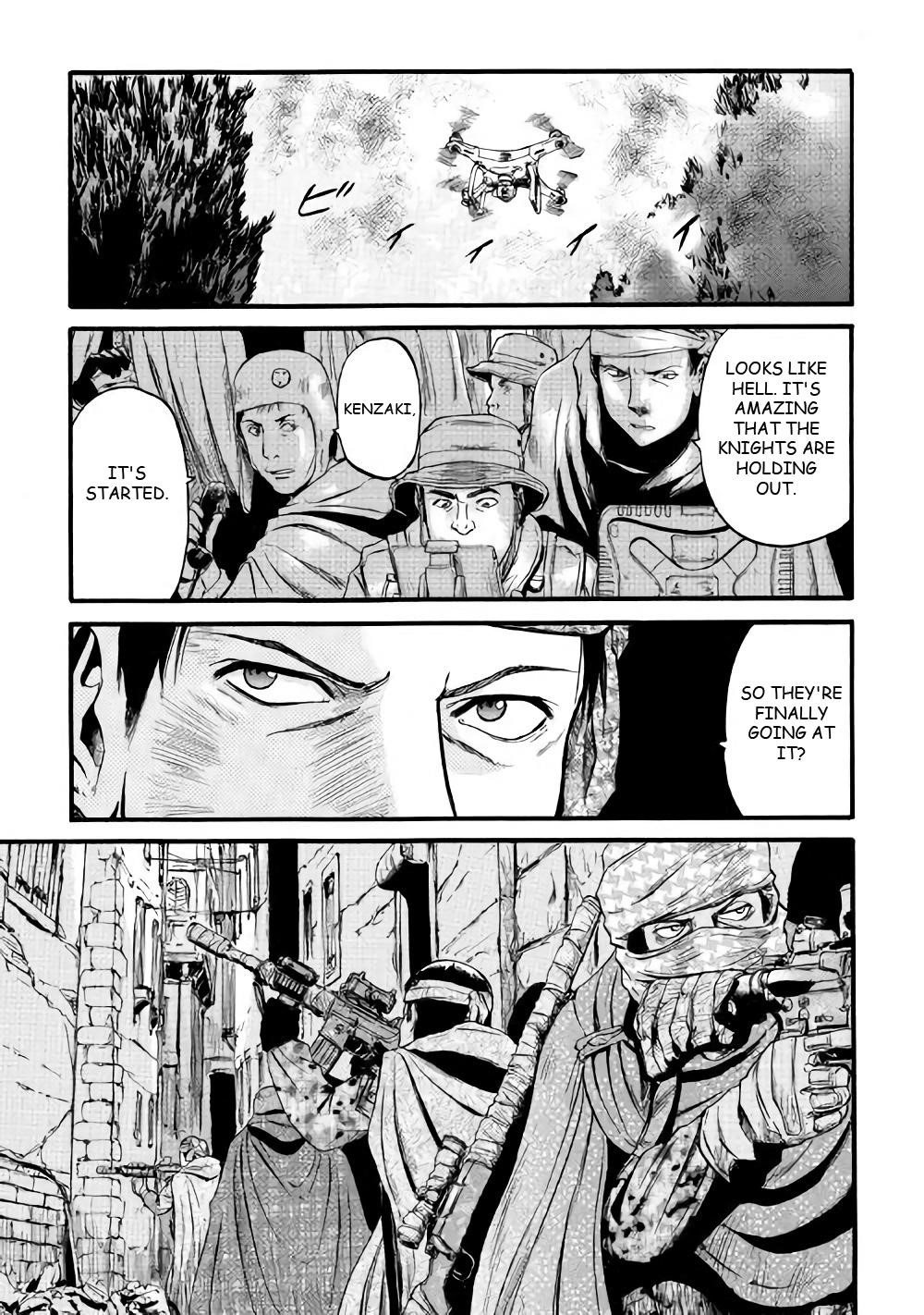 Gate – Jietai Kare No Chi Nite, Kaku Tatakeri Chapter 70 - Page 14 in English
