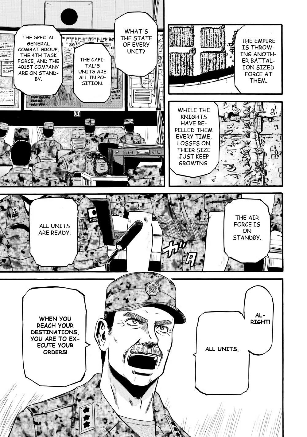 Gate – Jietai Kare No Chi Nite, Kaku Tatakeri Chapter 70 - Page 6 in English