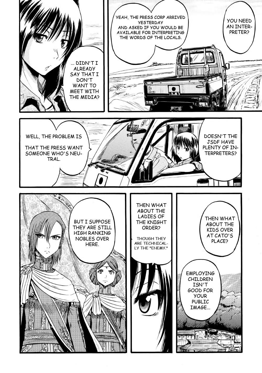Gate – Jietai Kare No Chi Nite, Kaku Tatakeri Chapter 70 - Page 9 in English