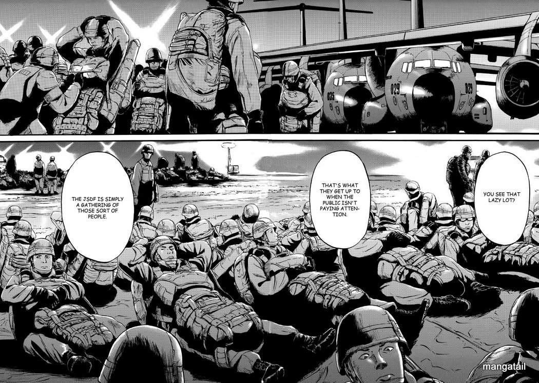 Gate – Jietai Kare No Chi Nite, Kaku Tatakeri Chapter 71 - Page 20 in English