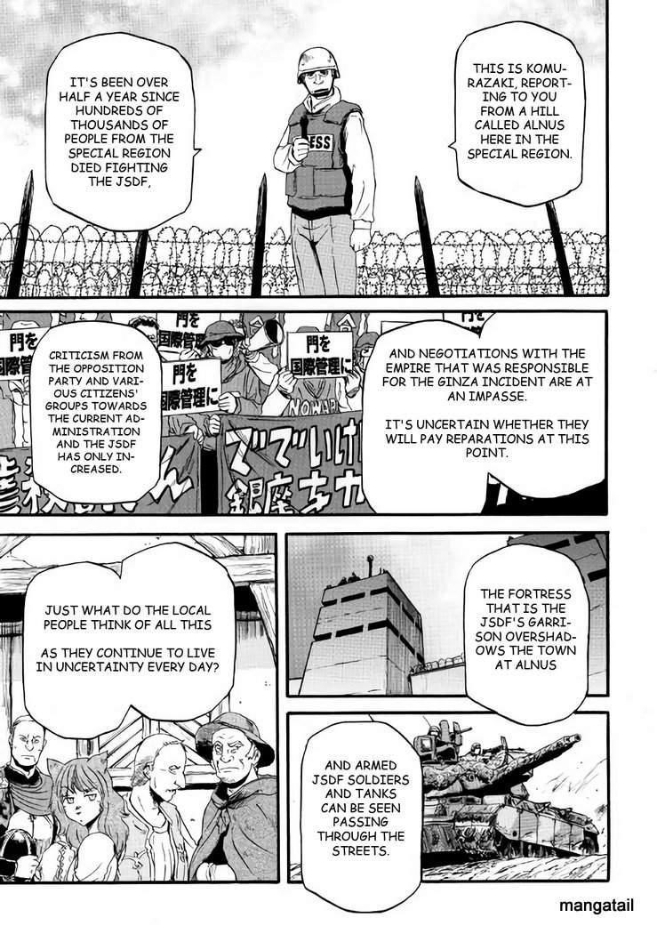 Gate – Jietai Kare No Chi Nite, Kaku Tatakeri Chapter 71 - Page 3 in English