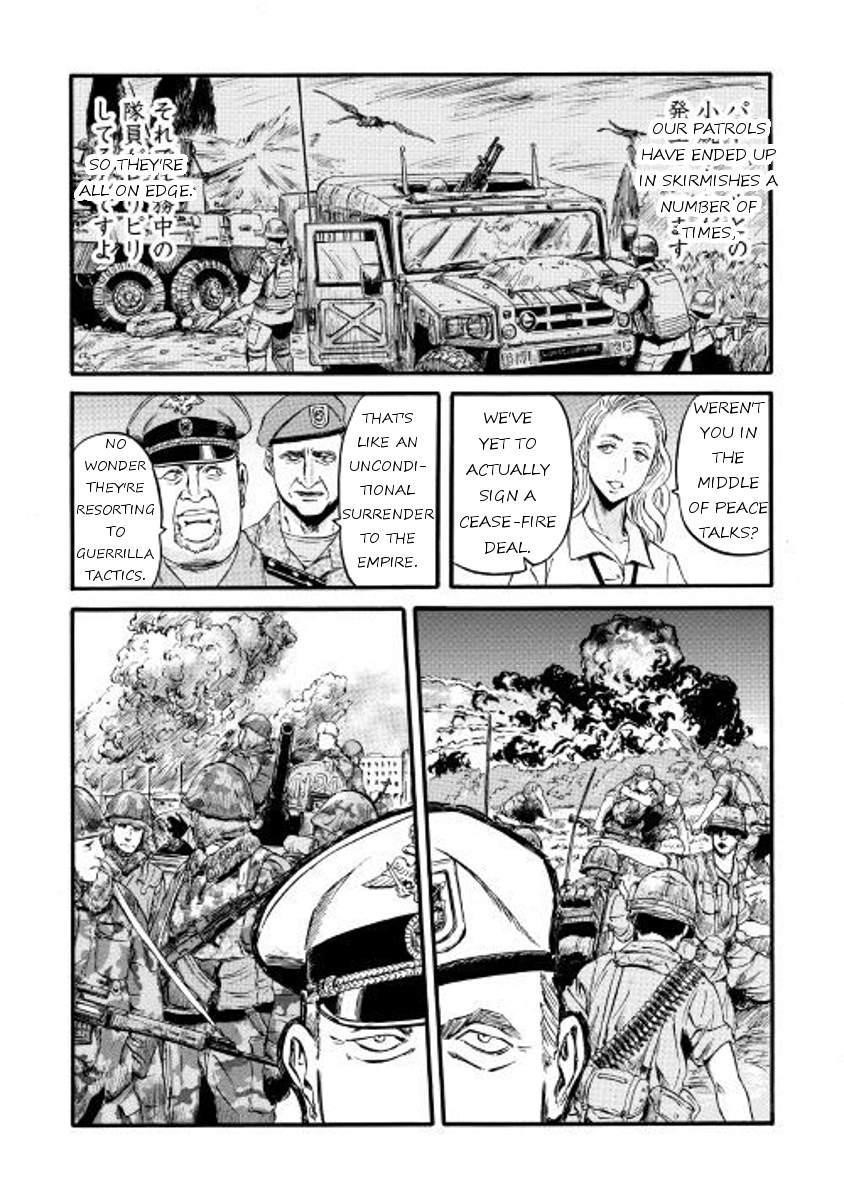 Gate – Jietai Kare No Chi Nite, Kaku Tatakeri Chapter 72 - Page 10 in English