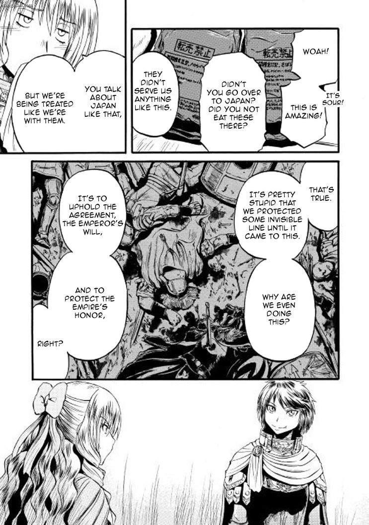 Gate – Jietai Kare No Chi Nite, Kaku Tatakeri Chapter 73 - Page 11 in English