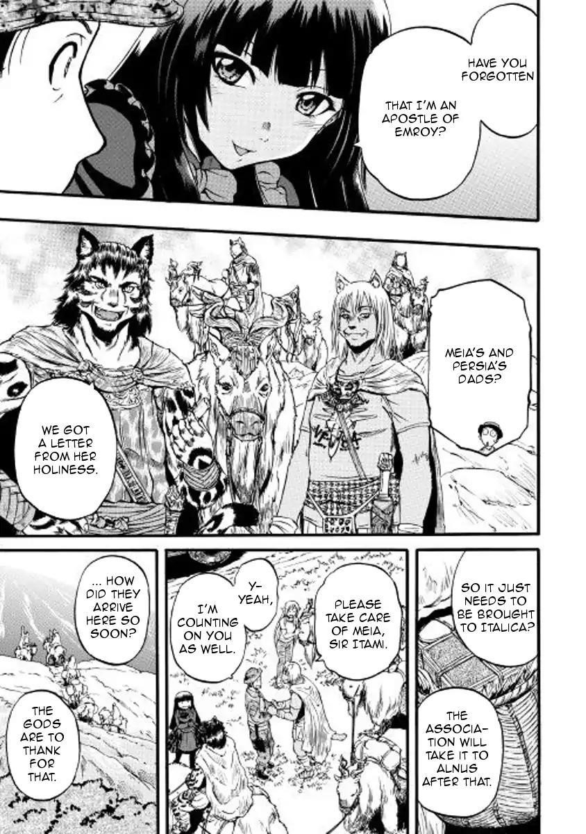 Gate – Jietai Kare No Chi Nite, Kaku Tatakeri Chapter 74.5 - Page 3 in English