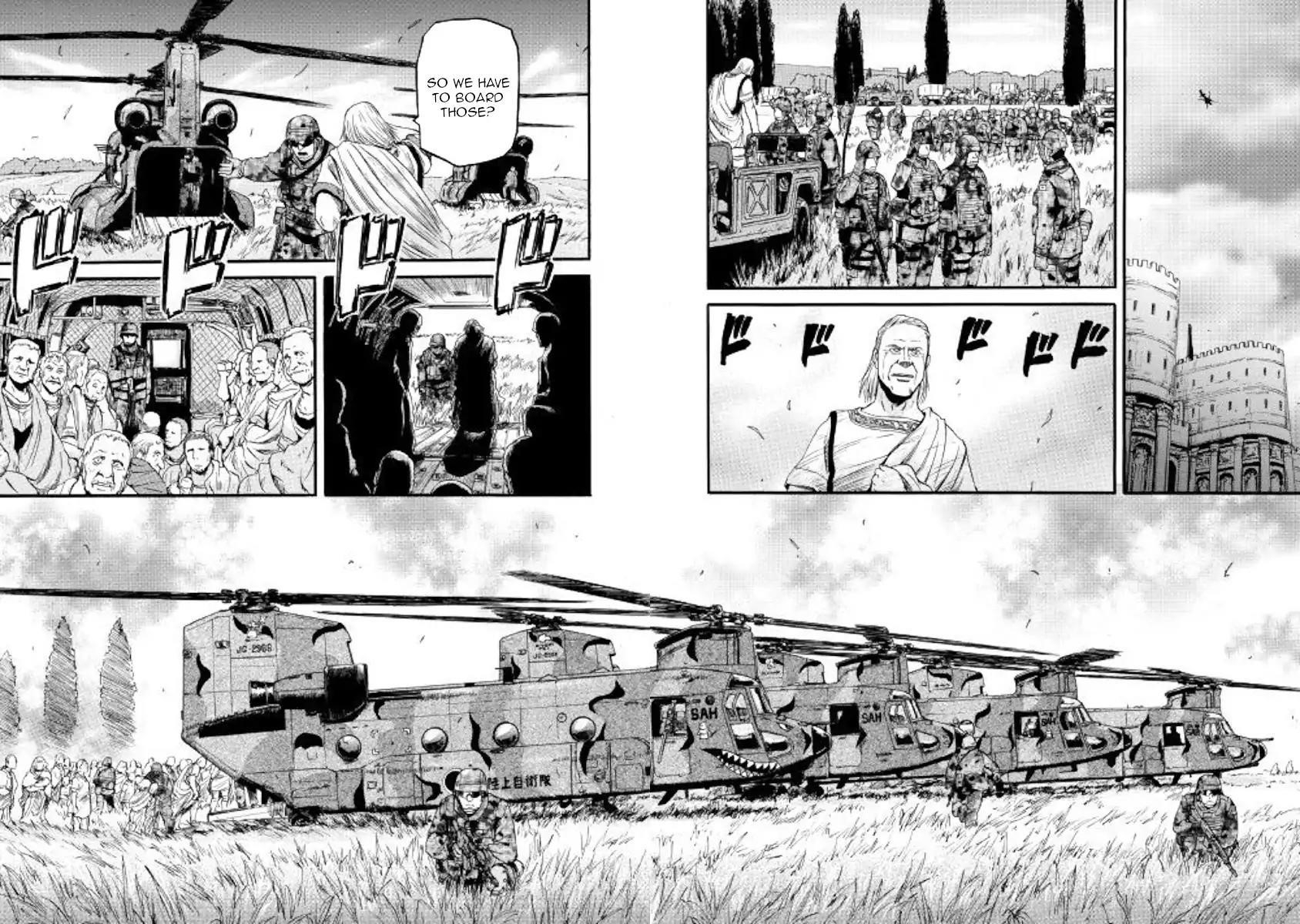 Gate – Jietai Kare No Chi Nite, Kaku Tatakeri Chapter 79 - Page 14 in English
