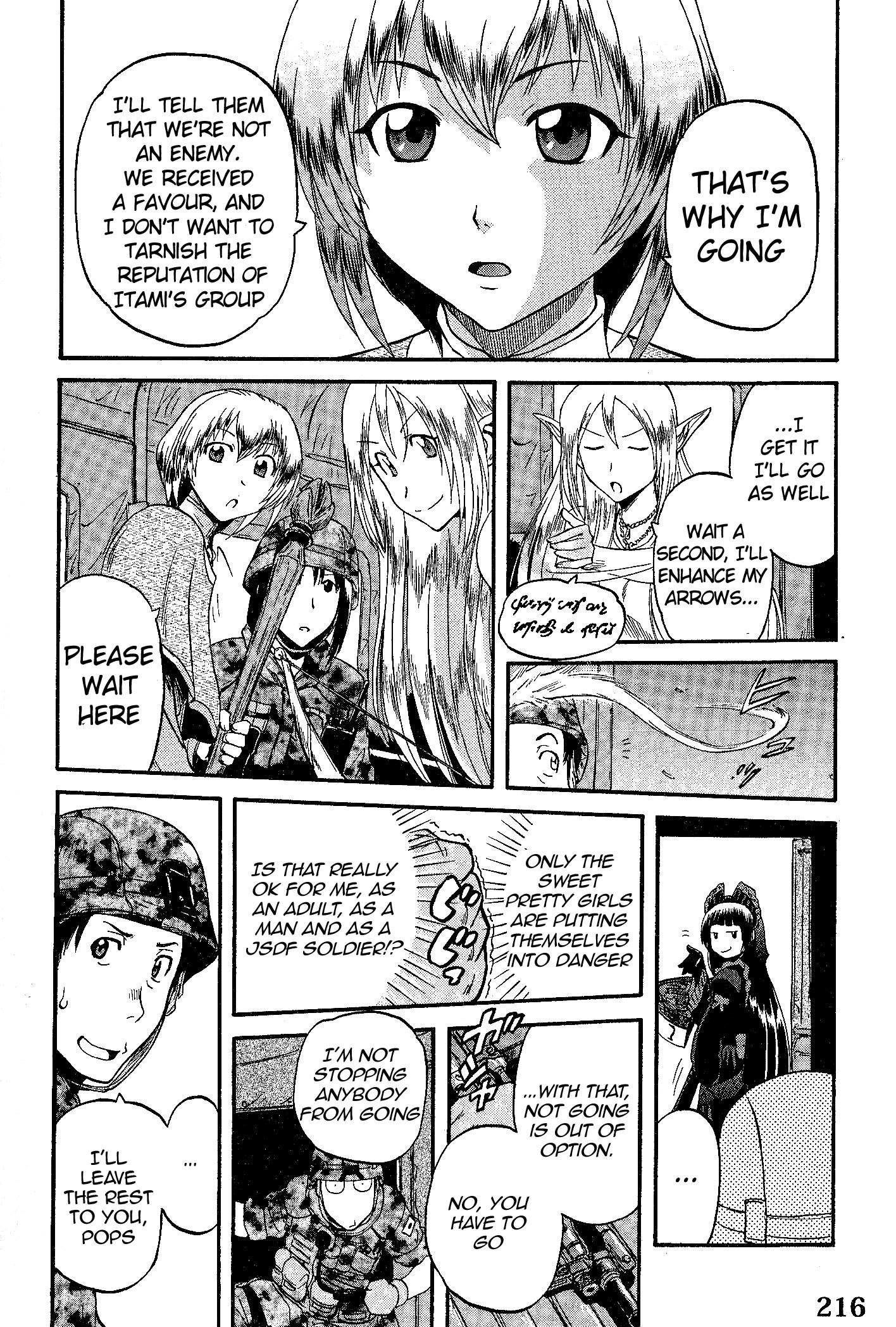 Gate – Jietai Kare No Chi Nite, Kaku Tatakeri Chapter 9 - Page 25 in English