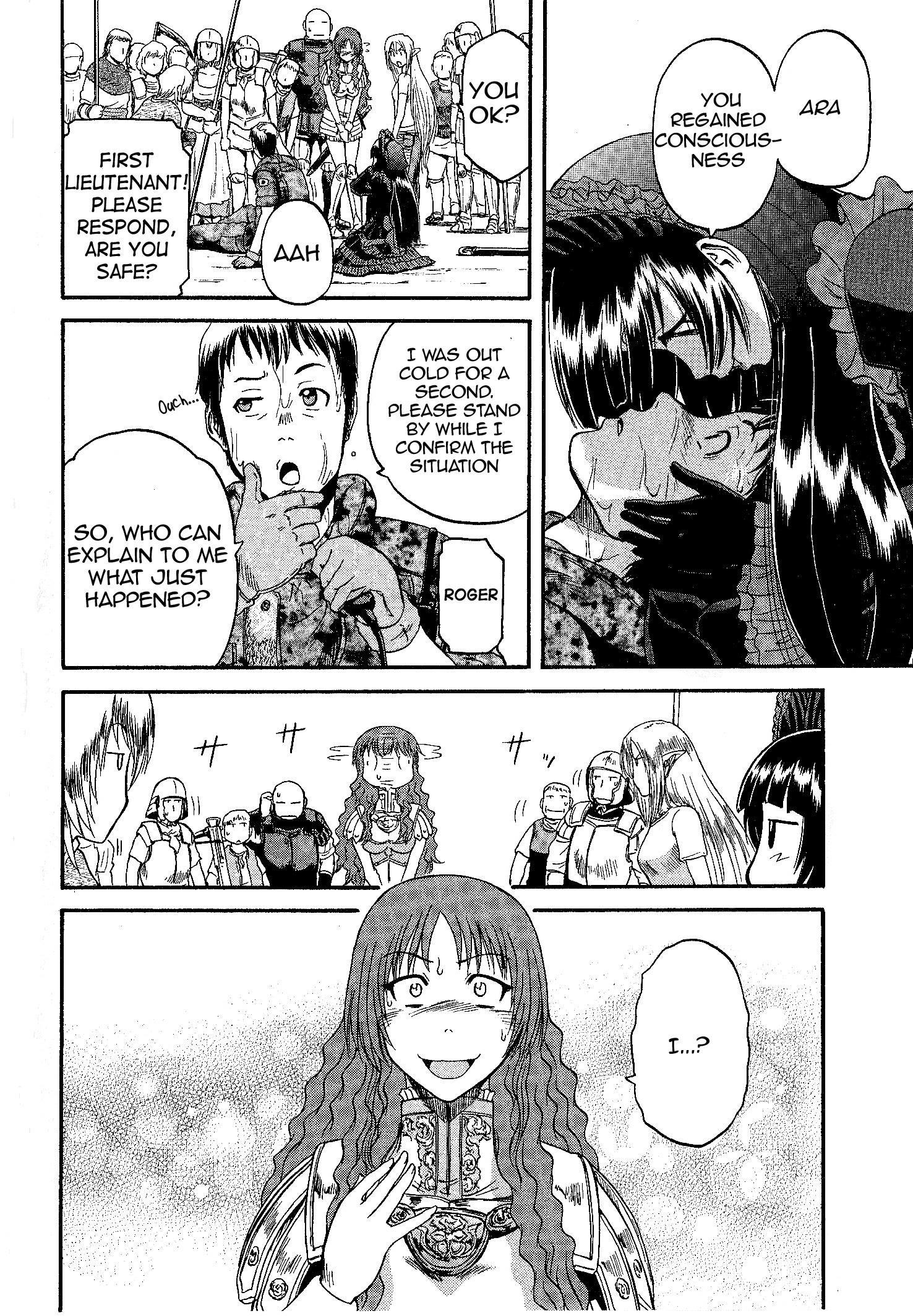 Gate – Jietai Kare No Chi Nite, Kaku Tatakeri Chapter 9 - Page 33 in English